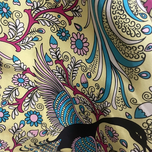 Anthropologie Tabitha size 4. Bird of Paradise silk dress - Picture 12 of 15